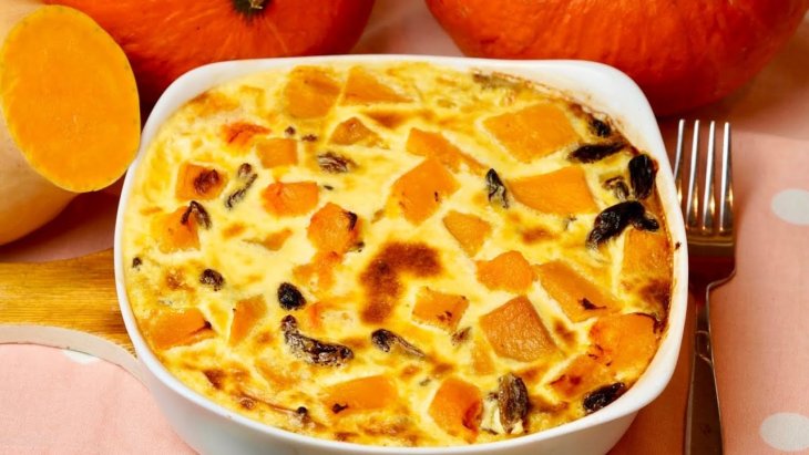 Солнечное блюдо: рецепт творожно-тыквенной запеканки