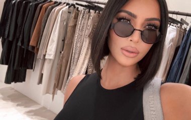 Ким Кардашьян в образе Элизабет Тейлор снялась для глянца