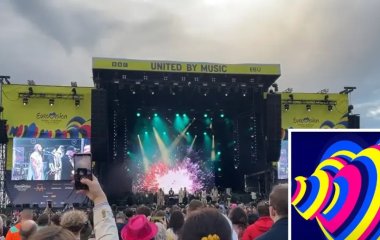 Открытие Eurovision Village в Ливерпуле: хедлайнером стала группа Kalush Orchestra