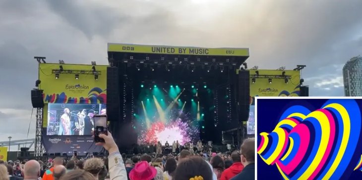 Открытие Eurovision Village в Ливерпуле: хедлайнером стала группа Kalush Orchestra