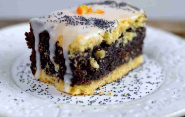 Маковый пирог без муки