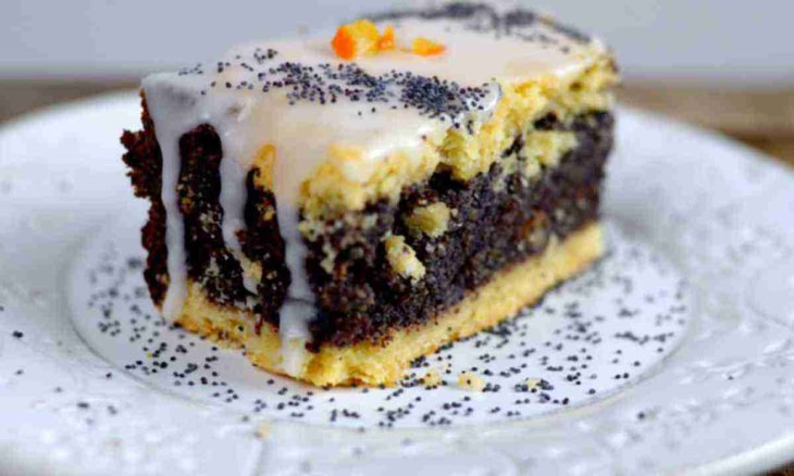 Маковый пирог без муки