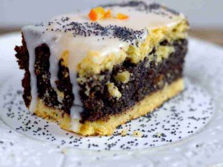 Маковый пирог без муки