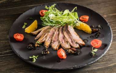 Утиные грудки с бальзамическим уксусом и медом