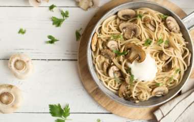 Постная подливка с грибами