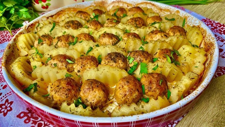 Фрикадельки в картофельных лодочках: идеальный ужин, который оценят близкие