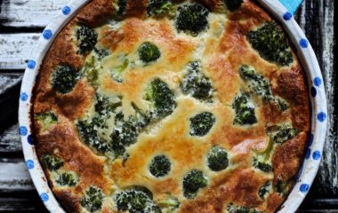 Ленивый киш с брокколи