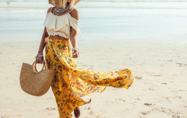 Модные женские пляжные сумки в коллекциях весна-лето 2019, фото