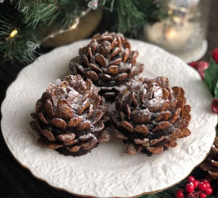 Съедобная еловая шишка: невероятно красивый рецепт пирожного «картошка»