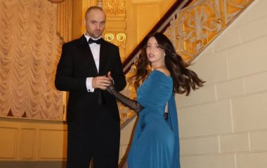 Надя Дорофєєва замилувала кадрами, як із дітьми чоловіка Кацуріна наряджала ялинку