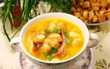 Как приготовить насыщенный и сытный гороховый суп из говядины?