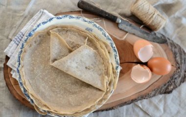 Блинчики из гречневой муки без дрожжей