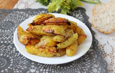 Простые рецепты печеного картофеля