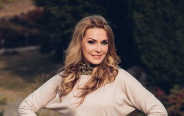 Ольга Сумская на съемках в Межигорье