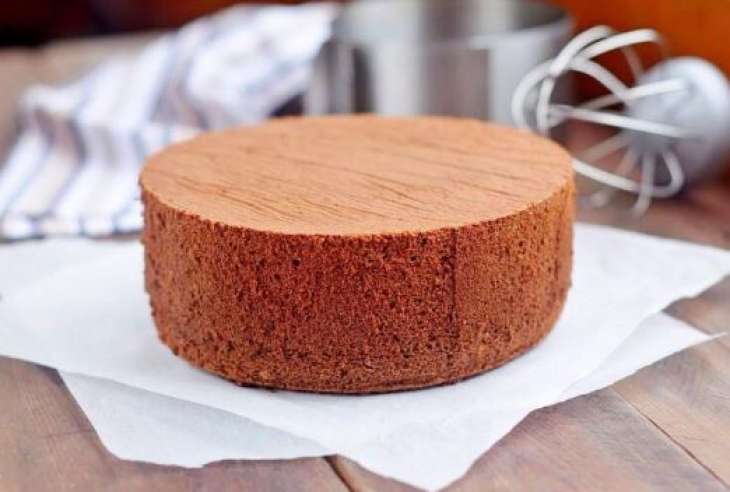 Бисквит для торта «шоколадный на кипятке»