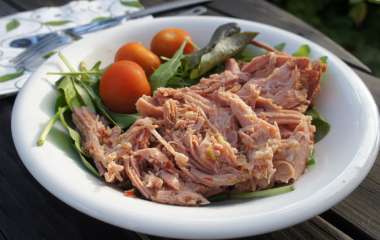 Свинина, томленная при низких температурах