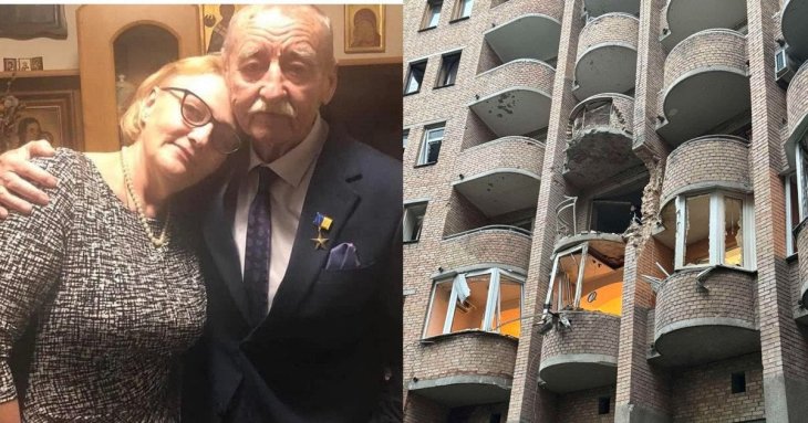 Будинок вдови Ігоря Поклада вдруге серйозно постраждав під час обстрілу Києва: фото наслідків
