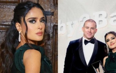 Сальма Хайек в элегантном платье в пайетках появилась на вручении известной награды