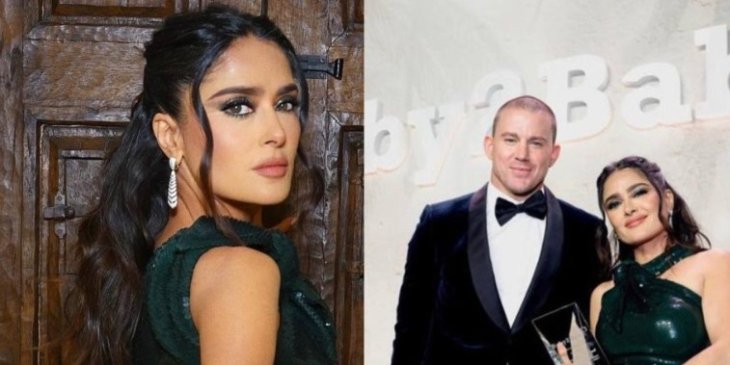 Сальма Хайек в элегантном платье в пайетках появилась на вручении известной награды