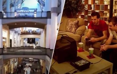 Американец обустроил секретную комнату в торговом центре и жил там с друзьями.