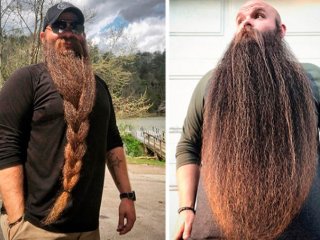 Американец стал звездой Сети из-за огромной бороды (ФОТО)