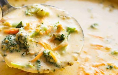 Суп сырный с брокколи