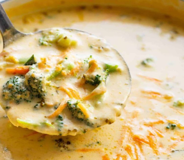 Суп сырный с брокколи