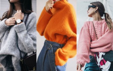 Модная женская трикотажная одежда для сезона осень-зима 2018-2019, фото