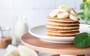 Как приготовить банановые панкейки с овсяными хлопьями