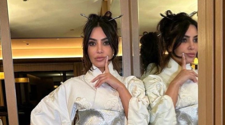 Ким Кардашьян примерила образ гейши (ФОТО)