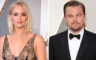Дженнифер Лоуренс и Леонардо ДиКаприо на первых кадрах нового фильма Netflix 