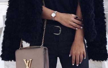 Стильные уличные зимние аутфиты, фото