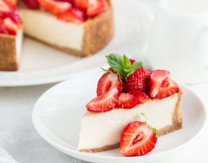 Клубничный чизкейк