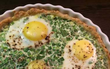 Гратен из фенхеля с чоризо и сыром оссо-ирати