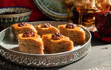 Пахлава с орехами за 20 минут: элементарный рецепт