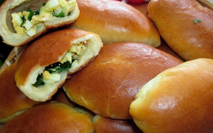 Дрожжевые пирожки с начинкой