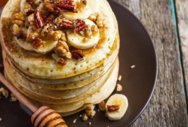 Оладки з вівсянки і банана