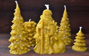 Из чего делают восковые свечи