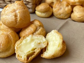Пирожные с заварным кремом