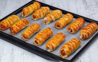 Как собственноручно приготовить сосиску в тесте