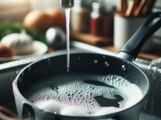 Как очистить сковороду от нагара: английский лайфхак