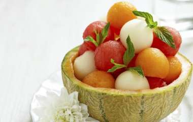 Лед из дыни и шампанского