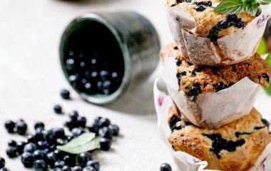 Кекси  з чорницею