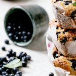 Кексы финансье с черникой