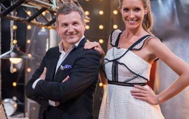 Катя Осадчая и Юрий Горбунов встретились на съемках шоу «Танцы со звездами»