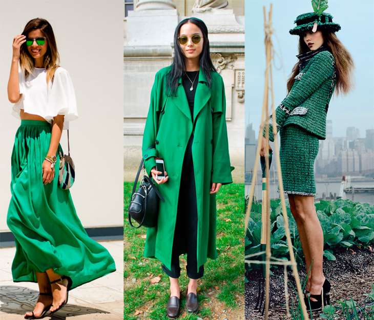 Модные цвета весна-лето 2020: зелёный букет
