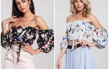 Модные женские топы с голыми плечами на лето 2019