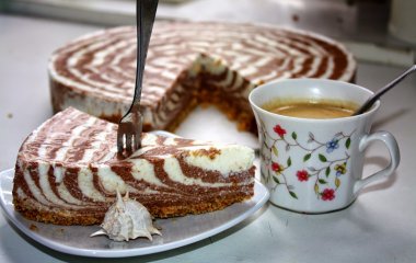 Торт шоколадно-творожный