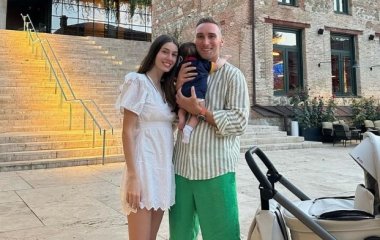 Жена Иракли Макацария впервые за длительное время показала их заметно подросшего  5-месячного сына