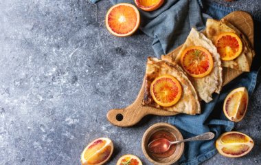 Искры и пламя: рецепт блинчиков «Креп Сюзетт»